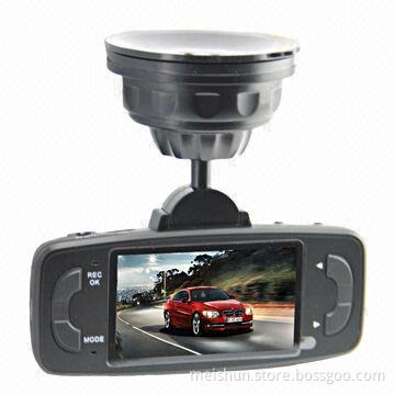 NTK 140-degree Car DVR with Holder Charger, G-sensor, 4pcs IR Lights